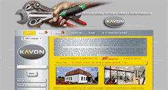 Desktop Screenshot of kavon.cz